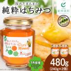 東神楽産採れたまんまの純粋はちみつ 240g2個