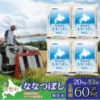 無洗米20kg ホクレン ななつぼし 5kg×4袋