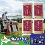 玄米12kg ホクレンゆめぴりか 3kg×4袋
