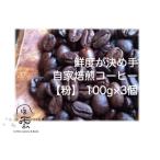 鮮度が決め手 自家焙煎 コーヒー 粉 100g×3種