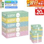 スコッティ ティシュー ファン 150組 5箱×4