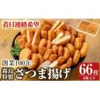 <着日連絡希望>霧島特製さつま揚げ4種66枚入り