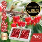 ふるさと納税 上山市 さくらんぼ(佐藤錦)700g 特秀品 0055-2503