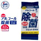 ふるさと納税 富士市 NB天然アルコール除菌ウエットタオル詰替用100枚 12個 [sf002-409]