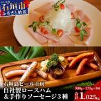 石垣島ビール工房 自社製ロースハム500gと至福の手作りソー…