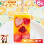 手作りアイスキャンディー ポンカンいちご