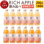 RICH APPLE飲み比べ りんごジュース12本セット