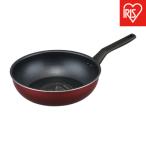 ふるさと納税 角田市 ダイヤモンドコートフライパン炒め鍋 IH・ガス火両用28cm VDI-W28 ワインレッド