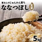 ふるさと納税 岩見沢市 岩見沢産 じゅんかん育ち 峯さんの「ななつぼし」玄米 5kg