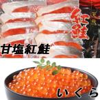 ふるさと納税 根室市 甘塩紅鮭5切×5P、いくら醤油漬け100g×3P F-30003