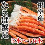 ふるさと納税 根室市 【年内配送可○】★ボイルたらば蟹足5本〜16本(計1〜1.2kg) C-70077