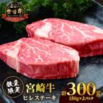 ふるさと納税 都農町 【数量限定】宮崎牛ヒレステーキ(計300g) 肉 牛 牛肉 ステーキ 国産_T041-014