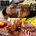 ふるさと納税 太良町 佐賀牛ハンバーグ デミ・プレーン 36個 PE6