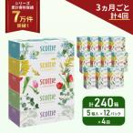 ふるさと納税 岩沼市 定期便 ティッシュ スコッティ240箱 (5箱×12P)《計4回》[No.5704-1138]