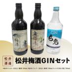 倉吉製造 松井梅酒GINセット お酒 洋酒