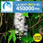 しろくまツアーで利用可能なWEB旅行クーポン 450,000円分