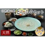 最高級の天然物 とらふぐ刺しふぐ鍋セット