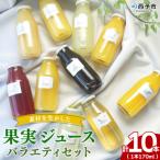 <素材を生かした果物ジュース バラエティセット10本>…