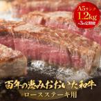 百年の恵み おおいた和牛 A5 ロースステーキ用300g 4枚