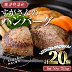 ふるさと納税 曽於市 すがさんのハンバーグ(150g×20個)
