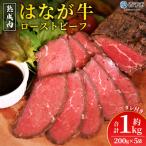 ふるさと納税 西予市 <熟成肉 はなが牛ローストビーフ 5袋(1袋200g)> 牛肉 牛 肉 ろーすとびーふ 国産 タレ