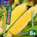 朝採れプレミアムスイートコーンを皮付きのまま8本お届け