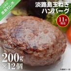 ふるさと納税 南あわじ市 【R7.11月発送】淡路島玉ねぎハンバーグ200g×12個(冷凍)
