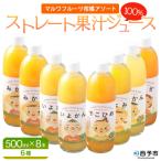 マルワフルーツ柑橘アソート ストレートジュース 500ml×8本