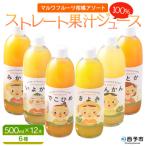 マルワフルーツ柑橘アソート ストレートジュース 500ml×12本