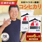 ふるさと納税 米沢市 【6ヶ月定期便】 令和7年産 コシヒカリ 10kg ( 5kg × 2袋 ) × 6回 計60kg