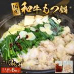 ふるさと納税 石巻市 国産和牛もつ鍋2人前 6回分 冷凍 スープ付 モツ ホルモン モツ鍋 牛モツ 牛 和牛 鍋セット