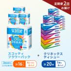 ふるさと納税 岩沼市 【6ヶ月ごと計2回お届け】ティッシュ+トイレットペーパー4P[No.5704-1795]