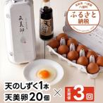 Y990 平飼い天美卵20個&たまごかけご飯専用醤油