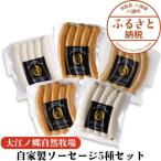 Y1006 自家製ソーセージ5種セット〈大江ノ郷自然牧場より直…