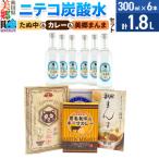 ニテコ炭酸水6本とたぬ中 キーマカレー