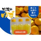 北限のゆず 果汁 200ml×3本