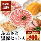 ふるさと黒豚セットB+黒豚焼豚2個 B02098