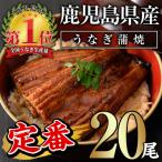 無投薬 産うなぎ蒲焼セット〈定番〉 20尾