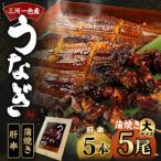 三河一色産 うなぎ蒲焼き 大5尾