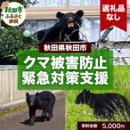 ふるさと納税 秋田市 【返礼品なし】秋田県秋田市 クマ被害防止緊急対策支援 5,000円|15_asy-050501