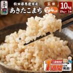 定期便4ヶ月 あきたこまち 玄米 10kg