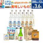 炭酸飲料 ニテコサイダー6本 はちみつサイダー6本と美郷の…