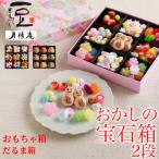 宝石箱 2段 おもちゃ だるま 老舗 駄菓子 セット