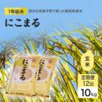 定期便12回 1等級米 にこまる 玄米 10kg×12回