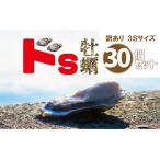 訳あり 殻付き牡蠣 3Sサイズ×30個 不揃い