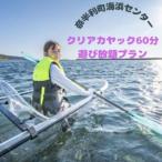 クリアカヤック60分遊び放題プラン利用券※2名様よりご利用