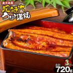鹿児島産 超特大 うなぎ蒲焼 無頭 計720g以上