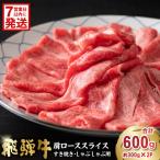飛騨牛 肩ローススライス すき焼き しゃぶしゃぶ用 600g