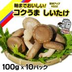 軸までおいしい コクうま 生しいたけ 100g×10パック