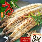 うなぎ 鰻 白焼き 3尾